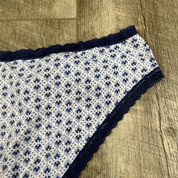 VS‎ Navy Paisley Low Rise Hiphugger Underwear - Picture 7 of 11